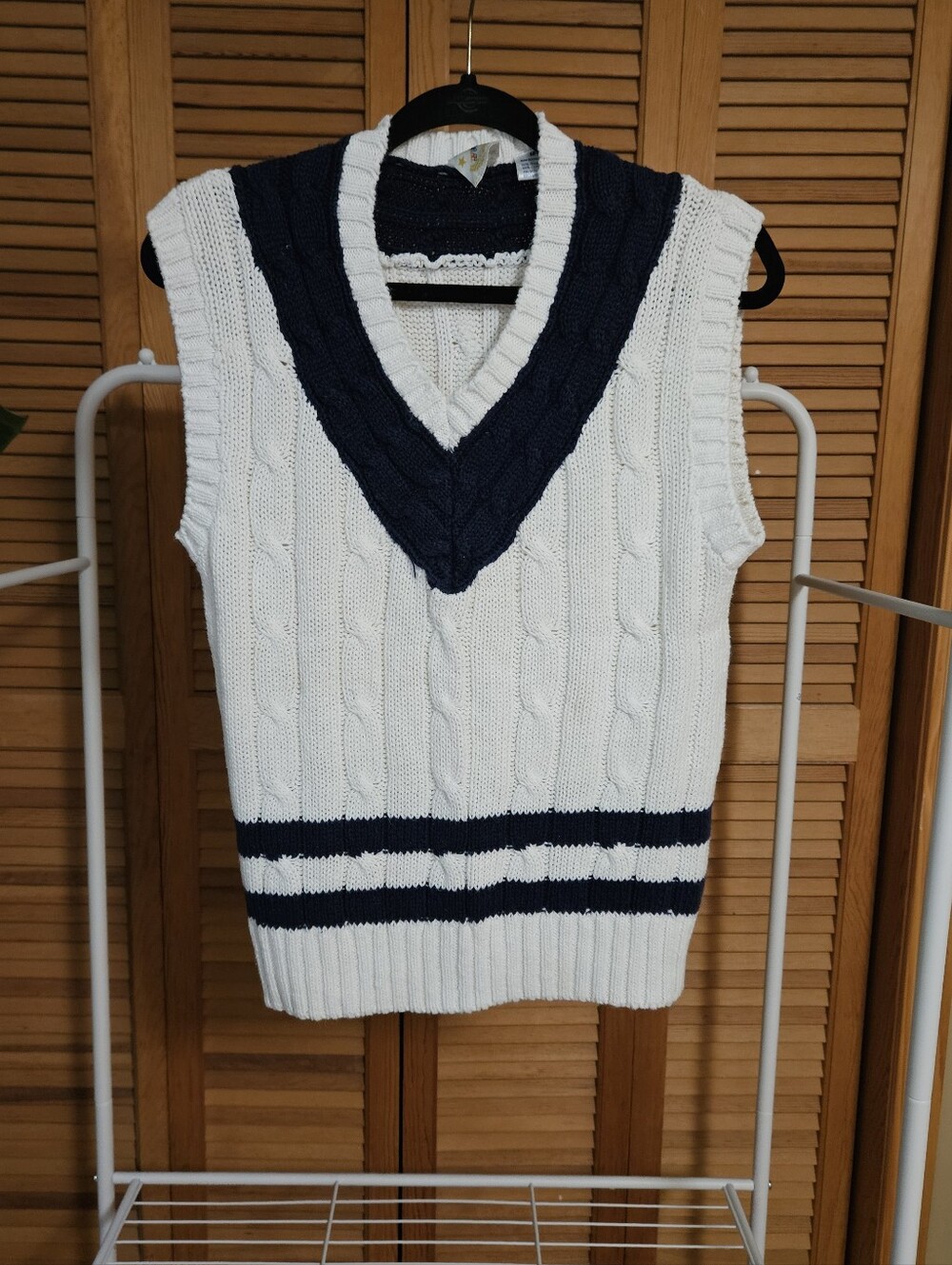 Vintage 90s Preppy Fisherman Collegiate Heritage Grandpa Fall Sweater Vest